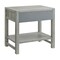 Alaterre Furniture Arden 2-Drawer Wood Nightstand with Open Shelf, Driftwood Gray ANAN0232 - alternate 2